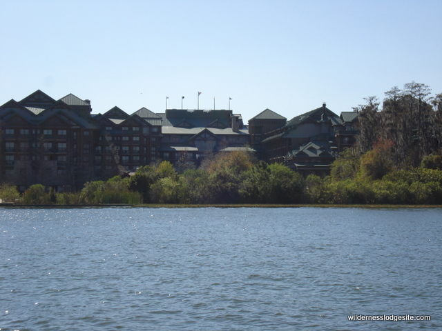 Lodge from Bay Lake